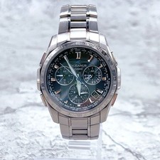 CASIO OCEANUS Manta Chronograph OCW-S1000 Men's Watch Stainless Steel Bracelet