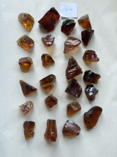 Vintage glass fire - glass, (lot
