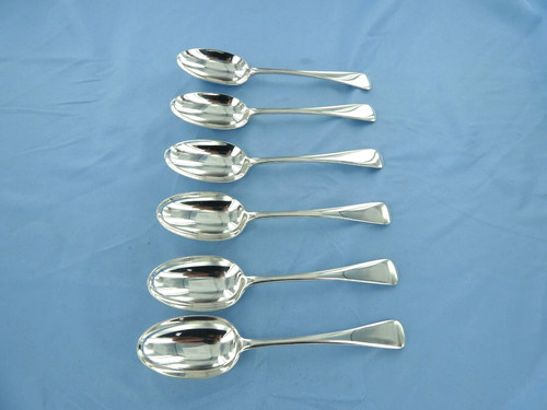Antique set six sterling - antique,