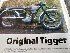 TRIUMPH TIGER CUB MOTORCYCLE