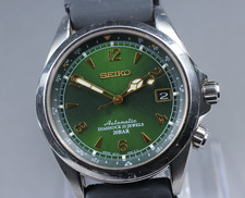 "Exc+5" SEIKO Alpinist 6R15-00E0 SARB017 Green Automatic Men's Watch From JAPAN