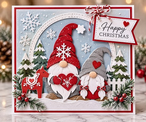 Stampendous gnome hugs - gnome,