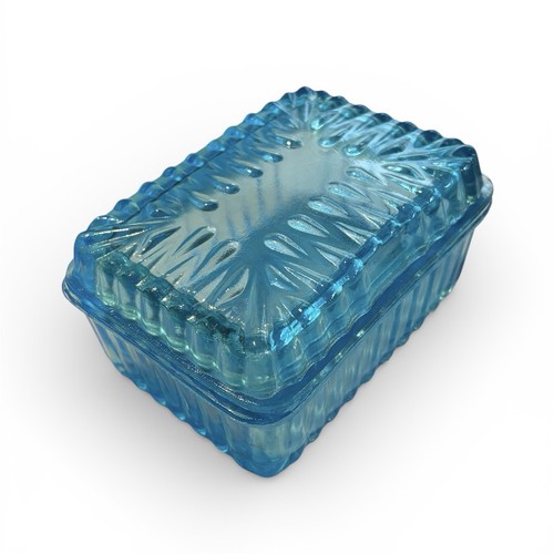 1930s vintage blue glass - vintage,