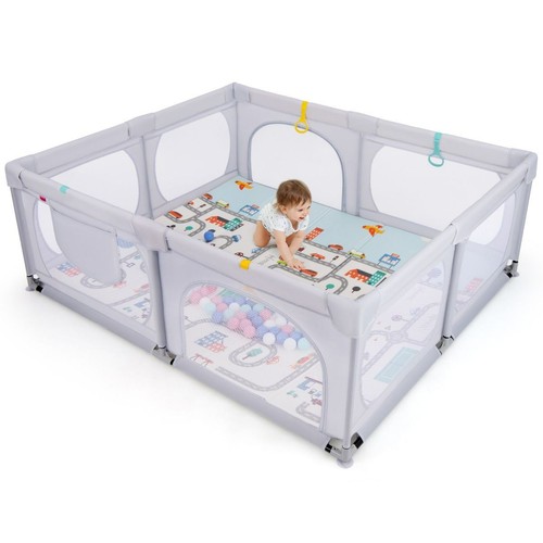 Costway baby playpen with - baby,
