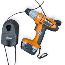WORX WX12DD 12V Cordless Drill Driver with Battery & Charger – Used, Works Well