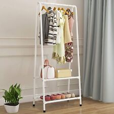 Heavy Duty Metal Clothes Rail Hanging Rack Garment Display Stand Storage Shelf