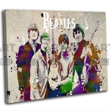 The Beatles Canvas Print Music