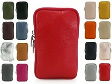Women's Ladies Genuine Real Leather Crossbody Mini Pouch Shoulder Mobile Bag