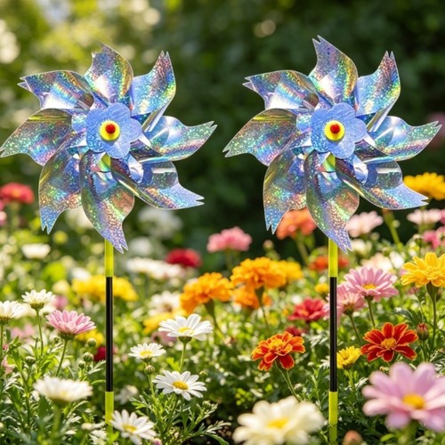 Windmill pair 52x24 - windmill, 52x24.5cm