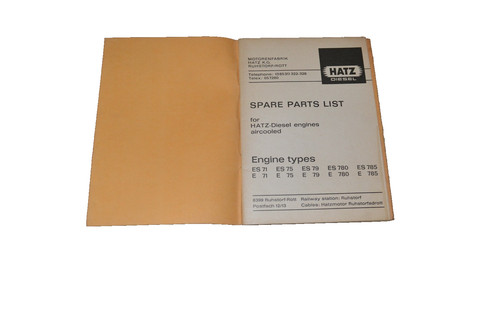 Hatz diesel engines parts list - diesel,