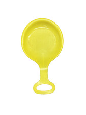 Yellow Plastic Snow Slider Sled FREE UK DELIVERY