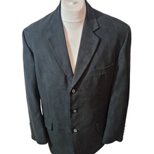 Alfani Blazer 42R Black Suede