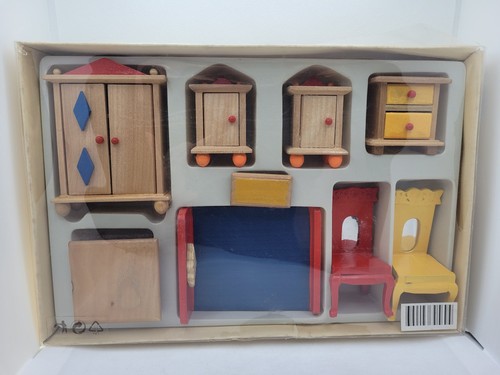 Miniature wooden dollhouse - miniature,