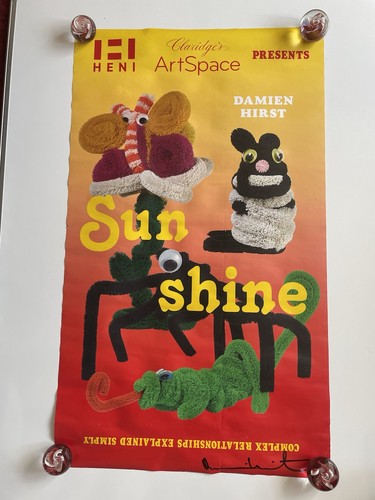 Damien hirst sunshine signed - hirst,