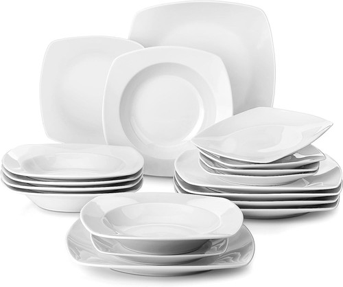 18pc dinner set white - dinner,
