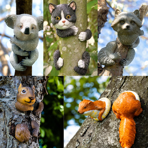Novelty resin animal - novelty, tree