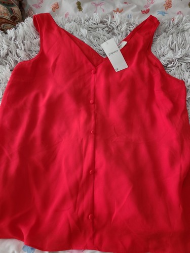 Bnwt womens red vest top - womens,