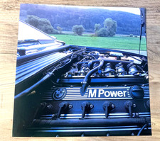 BMW M635 CSi M POWER ENGINE - LARGE FRAMEABLE COLLECTIBLE CLASSIC CAR IMAGE