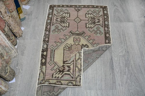 Vintage distressed oushak rug - vintage,