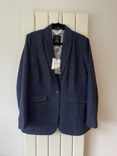 Joules 18 Blue Herringbone