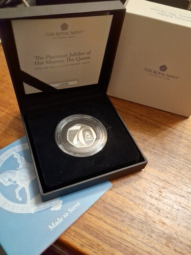 2022 platinum jubilee - platinum, 50p