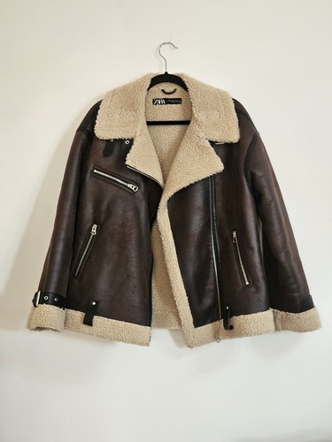 Zara double faced biker jacket - zara,