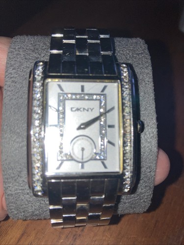 Dkny ladies crystal - crystal, silver