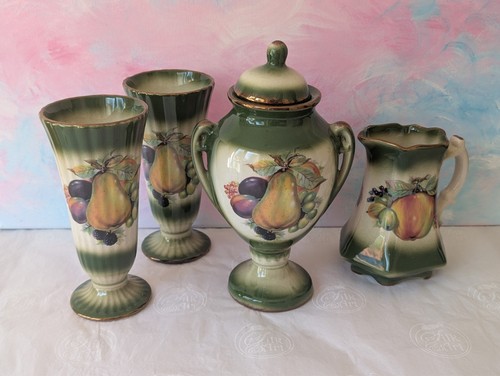 Set green staffordshire - 4,