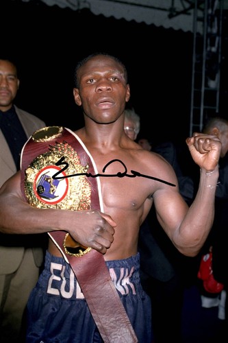 Chris eubank signed - eubank, printed