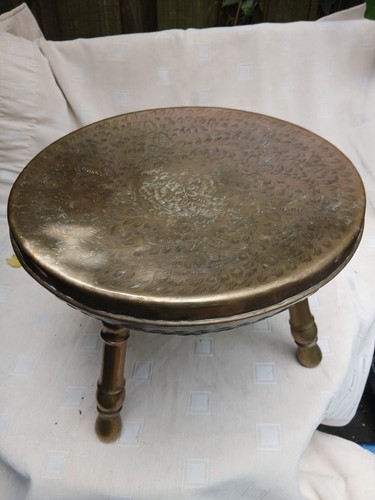 Antique indian brass foot - brass,