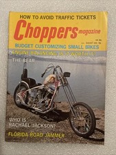 August 1973 Choppers magazine Rare Panhead chopper rigid Harley