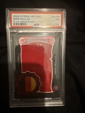 Futera 2024 Vintage Gerd Muller Flag Memorabilia Relic /4