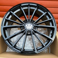 18" VW Caddy 2005-2025 Gloss Black 116 Clubsport 2 Design 8j Alloys X4
