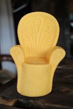 1993 Barbie Vintage Conservatory Sofa Armchair - Rattan Effect - Furniture