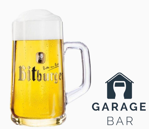 Single bitburger beer - single, glass