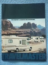 1989 FREEPORT SIGNATURE TRAVELMASTER MOTORHOME RV BROCHURE (FORD GMC CAMPER VAN)