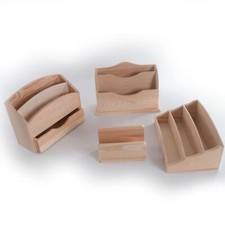 Wooden Letter Rack | Various Shapes | Mail Entry Display Sorter | Plain Wood