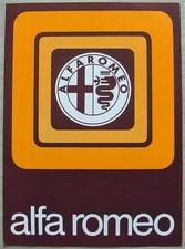 ALFA ROMEO Car Sales Brochure 1972 DUTCH GT 1300 JUNIOR Z Montreal SPIDER VELOCE
