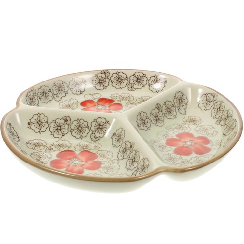 Food serving plate divided - food,