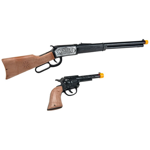 Wild west electronic toy rifle - west,
