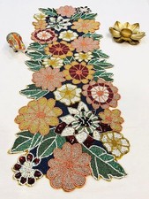 Beaded Multi Colour Flowers