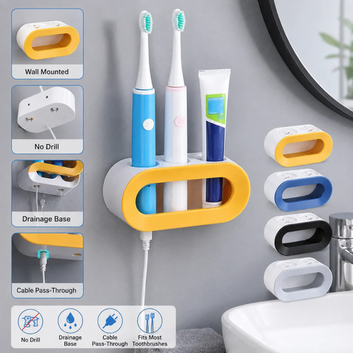 Electric toothbrush holder - electric,