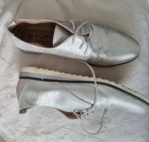 Women shoes silver - , leather