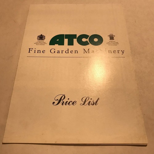 Atco garden machinery mowers - atco,