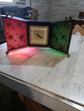 Vintage 1950s United Clock Atomic Sputnik , Works Please View Photos