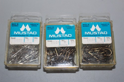 Packs mustad viking - 3, hooks