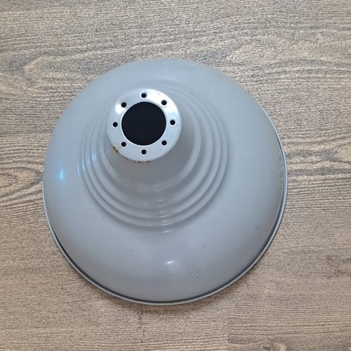 Vintage grey enameled - grey, mid