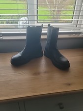 Black Ankle Winter Boots Size 6 New Without Tags