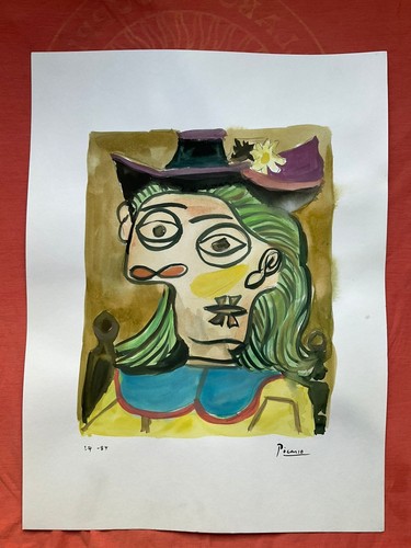 Picasso drawing old paper - picasso,