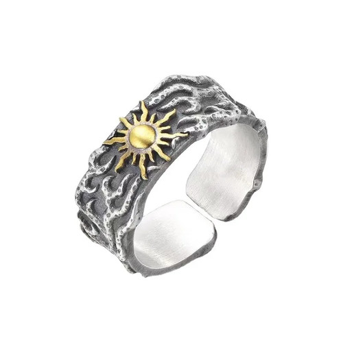 925 silver ring adjustable - 925,